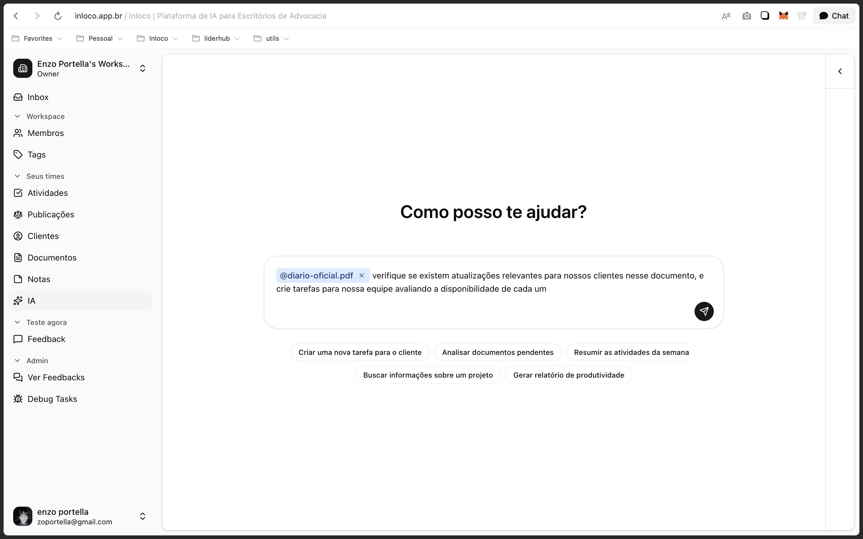 Dashboard interface showing financial data and charts